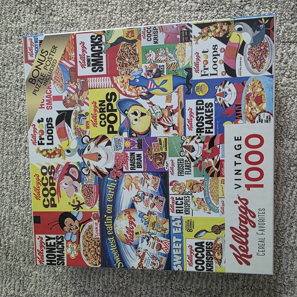 Vintage Cereal Box Puzzle - 1000 Pieces